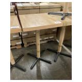 24" x 30" x 42" Natural Oak Patio Table