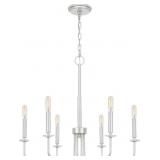Ashley 6-Bulb Chandelier in Nickel