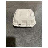 Case of (200) 8" x 8" Plastic Containers