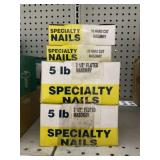 Mixed Lot of Masonry Specialty Nails x 4