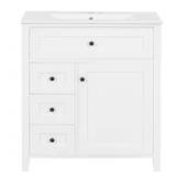 RTA 36" Bath Vanity and Sink Combo in White