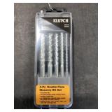 Klutch 5Pc. Masonry Drill Bit Set x3