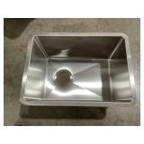 18" x 13" Undermount Single Bowl SS Sink