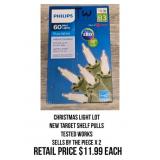 Christmas Light Lot x 2