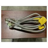 3/4" x 36" Gas Line/Dryer Connect Hose x 4