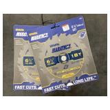 Irwin 6 1/2" 18T Saw Blade x2
