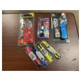 Mixed Lot of Razor Blades and Knives