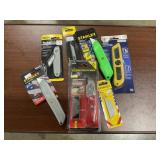 Mixed Lot of Razor Blades and Knives