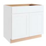 Courtland Shaker 36" Sink Base Cabinet in White