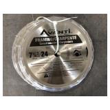 Avanti 7 1/4" 24T Saw Blades x5