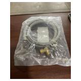 48"L Stainless Steel Dishwasher Hose x 2