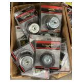 Mixed Wire Wheels /Wire Knot Brushes x 1 Box