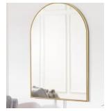 Arched Gold Framed Classic Accent Mirror