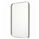 24" x 36" Metal Framed Mirror in Brushed Nickel x2