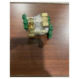 3/4"IPS Brass Gate Valve x 3