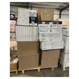 Pallet of Assorted Air Filters for One Money