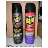 Mixed Lot Raidï¿½ 17.5oz Can Ant & Roach Killer x 4