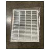 16" x 20" Vented Wall Cover Plate in White x 5