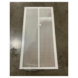 16" x 32" Vented Wall Cover Plate in White x 5