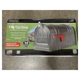 Postal Proï¿½ Post Mount Mailbox in Black