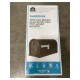 Garrisonï¿½ Venation Bronze Post Mount Mailbox