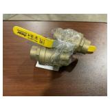 1-1/2" Forged Brass Ball Valve x 2