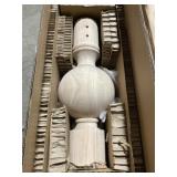 Unfinished Round Pedestal Table Base
