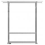 RTA Portable Garment Rack in Chrome Finish