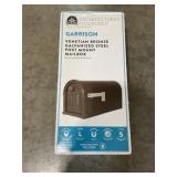 Garrisonï¿½ Venation Bronze Post Mount Mailbox