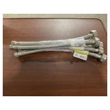 Bundle of (6) 12" Toilet Supply Lines