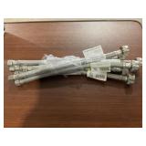 Bundle of (6) 12" Toilet Supply Lines
