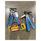 Mixed Lot of Hacksaw Blades and Saws