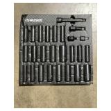 Husky 1/2" Drive Deep Well Socket Set