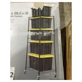 RTA HDXï¿½ 22" x 69" Steel Storage Rack w Casters