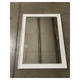 24" x 32" Wall Mirror with White Frame