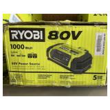 Ryobiï¿½ 80V 1,000W Power Source