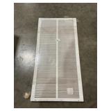 16" x 32" Vented Wall Cover Plate in White x 6
