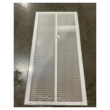 16" x 32" Vented Wall Cover Plate in White x 5