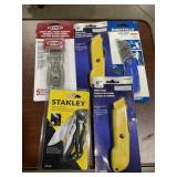 Mixed Lot of Razor Blades and Knives