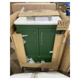 Tamsin 24" Bathroom Vanity in Forest Green