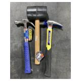 Assorted Hammers x3