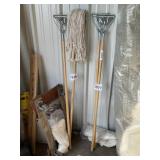 Mop and Handle x 2