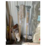 Mop and Handle x 2