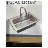 All-In-One Single Bowl Sink Kit with Faucet & More