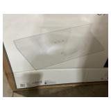 37"L Cultured Marble Vanity Top in White