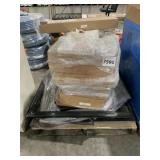 Mixed Pallet of Fireplace Screens and Parts