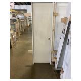 24" x 80" LH Primed Single-Panel Interior Door