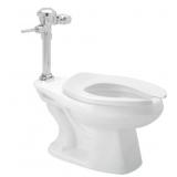 Zurnï¿½ Floor Mount Commercial Toilet in White x 2