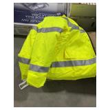 2X Class 3 High Visibility Rain Jacket x 2