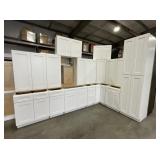 15Pc 42" Silvercreek White Shaker Kitchen